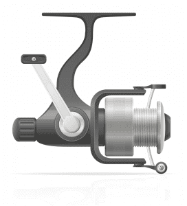 Image of a spinning reel with trigger