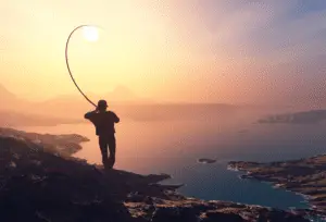 Fishing for bass