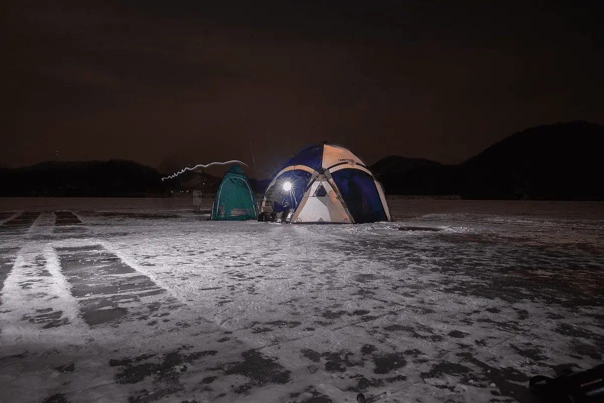 Ice fishing at night can you fish successfully in the dark 